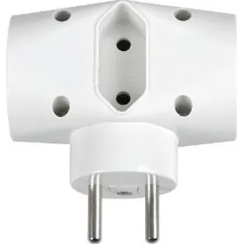 Elektrická zásuvka Retlux RPC 62 rozbočka 1x2,5A+2x16A/250V