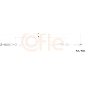 Převodovka Tažné lanko, ruční převodovka, , COFLE, 92.2CB.TY002