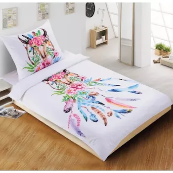 Povlečení POVLEČENÍ S 3D EFEKTEM 140X200/70X90cm - INDIÁN