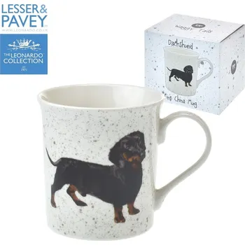 Stolování Pes Porcelánový hrnek Jezevčík 320 ml