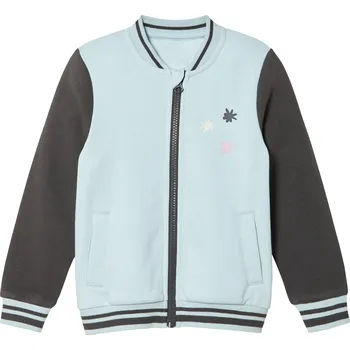 Dívčí bunda lupilu® Dívčí college bunda (98/104, modrá/šedá)
