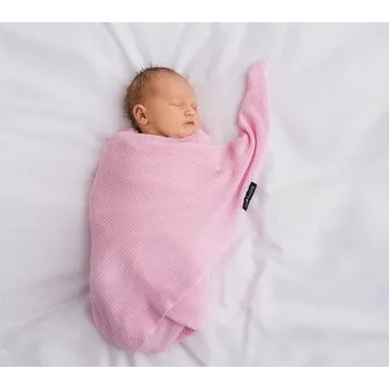 Dětská deka LULLALOVE Lehká bambusová dečka Růžová