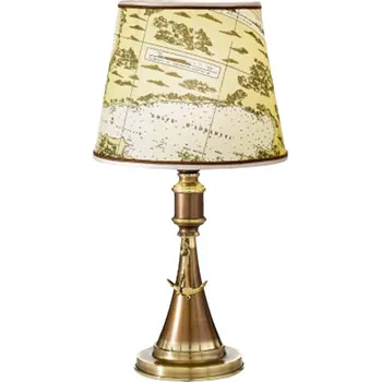 Lampička Cremasco Stolní lampa Laguna, námořní design 48 cm krémová, mosaz 1 x 100 W - Doprava zdarma