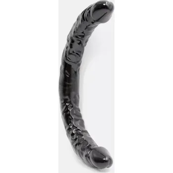 Dildo Oboustranné dildo DK Toys XXL Double Ender 41 cm - Černá