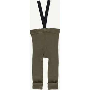 Dívčí oblečení MILE Kamaše s kšandami bylinkově zelené Velikost (od výrobce): 104/110