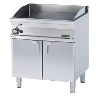 Grilovací deska 56x51 plynová chromovaná hladká s podestavbou | RM - FTL-76GS