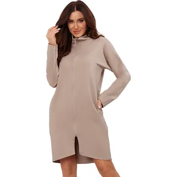 Dámský župan Dámský župan ITALIAN FASHION GRAFI dl.ruk. béžová M 0