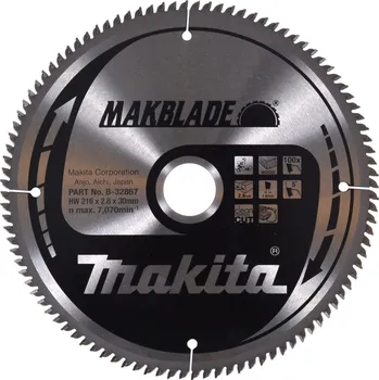 Pilový kotouč MAKITA Kotouč pilový dřevo MAKBLADE 216x2.8x30mm 100Z