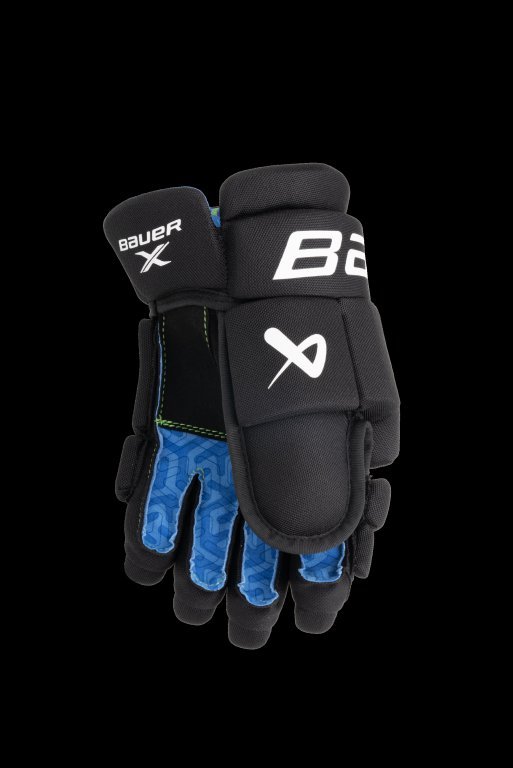 Hokejové rukavice Bauer X S24 dětské velikost-barva: 8-modrá