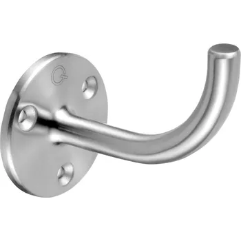 Zábradlí Konzole pro madlo, montáž na stěnu, vzdálenost od stěny=85 mm, k navaření, nerez. ocel 304, kartáčovaná