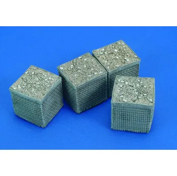 Plastikový model Royal Model 1/35 Concertainer Defence Wall System