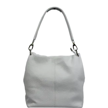 NovaKabelka.cz Kožená italská kabelka Fiora Bianca