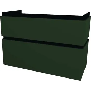 Koupelnový nábytek Koupelnová skříňka pod umyvadlo Devo Viva 2.0 zelená matná 97 x 51 x 44 cm VV2-SU2S98x51-F77