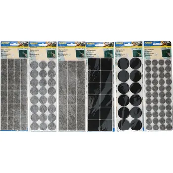 regál Ochranné podložky pod nábytek KINZO 12-44ks samolepicí MIX