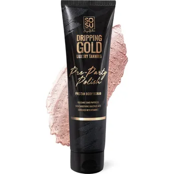 Tělový peeling SOSU Dripping Gold Pre-Party Polish tělový peeling 150 ml