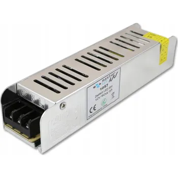 Napájecí zdroj pro osvětlení Montážní napájecí zdroj SLIM 5A pro LED pásky 12V 60W IP20