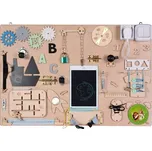 Dřevěná smyslová manipulační deska…