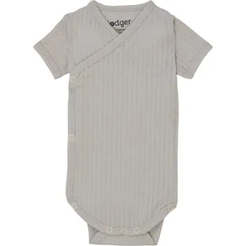 Kojenecký body LODGER Romper SS Seersucker Steel Velikost (od výrobce): 68