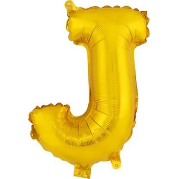 Balónek Balónek fóliový TORO písmenko "J" 30cm