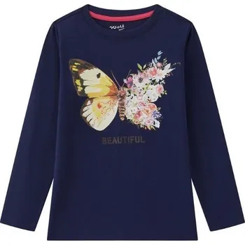 Dívčí tričko Dívčí triko Wolf S2442 tmavě modré