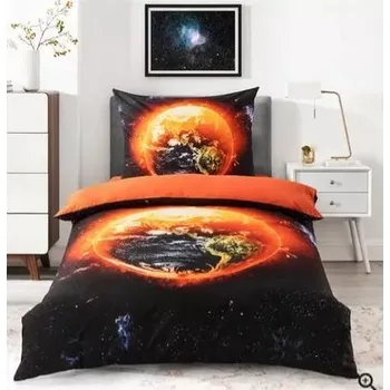 Povlečení POVLEČENÍ S 3D EFEKTEM 140x200/70x90cm - PLANETA