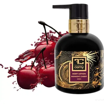 Tělový krém DEDRA Přírodní zvláčňující tělové mléko , MIDNIGHT CHERRY, 320 ml (s exkluzivním parfémem)