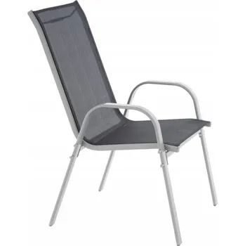 Zahradní židle Nexos kovová šedá