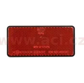 Auto-moto odrazka červená obdélníková 94x44 mm samolepící HELLA