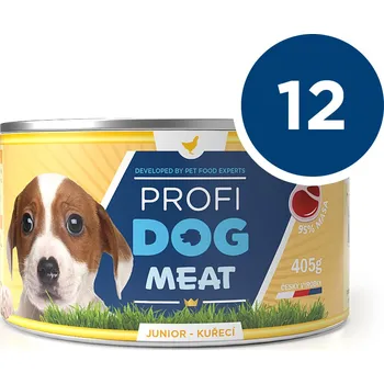 Krmivo pro psa ECO PACK PROFIDOG konzerva junior kuřecí 405g 12 KS