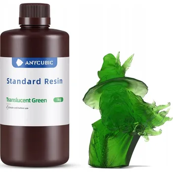 Filament Resin pro 3D tiskárny Anycubic zelená 1 l