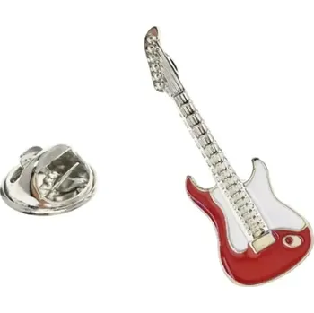 Brož Amparo Miranda® Brož do klopy Kytara AM05, Barva Červená