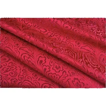 Brokát kapradina, rudý, sartor.cz