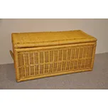 Ratanová truhla medová - Ratanová truhla medová velká, šhv= 85x45x45 cm