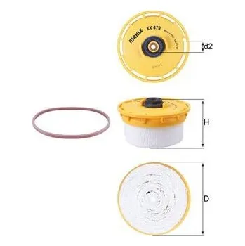 Palivový filtr Palivový filtr, , 2339017540, 2339051020, 2339051070, KNECHT, KX 479D