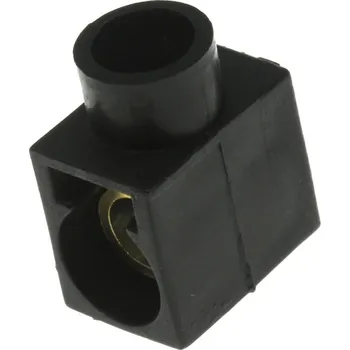 Svorkovnice na kabel černá 1 pól pro vodiče do 6mm2 400V