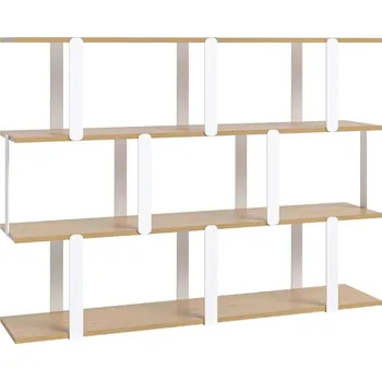 regál Take Me Home Bílý dubový modulový regál Inteligo 116 x 160 cm