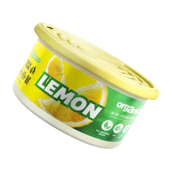 Vůně do auta Vůně do auta Organic plechovka s víčkem Lemon 42 g