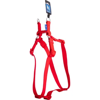 Vodítko pro psa PROFIZOO Kšírky č.5-6 popruhové JEDNOBEREVNÉ (25mm) červená