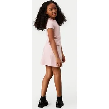 Dámské šaty Calvin Klein Jeans Každodenní šaty IG0IG02699 Růžová Slim Fit 16Y