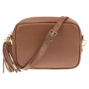 Kabelka NovaKabelka.cz Kožená italská crossbody kabelka Bala Marrone