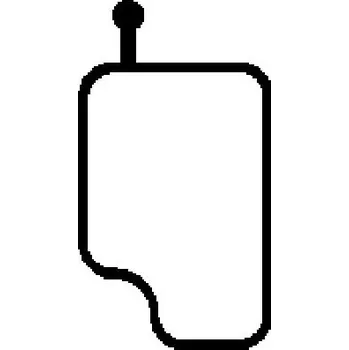 Těsnění, koleno sacího potrubí, , 96569406, BGA, MG8538