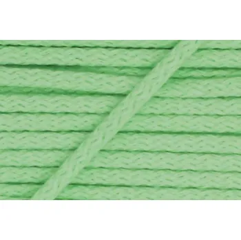 Bavlněná šňůra 4mm mentolová karta 50m