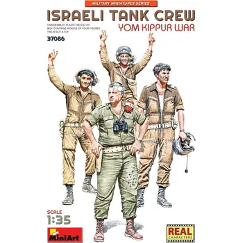 Plastikový model 1/35 Israeli Tank Crew, Yom Kippur War (4 fig.)