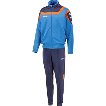 saller tepláková souprava S.90-VIBE BARVA: 131 světle modrá-tmavě modrá-oranžová, Velikost: 176