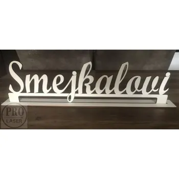 Svatební dekorace Nápis - příjmení na svatební stůl