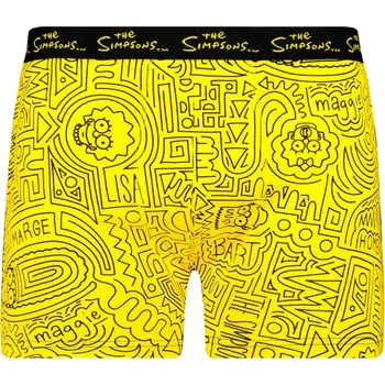 Pánské spodní prádlo Pánské boxerky Character Simpsons 1P Licensed žlutá 1732826