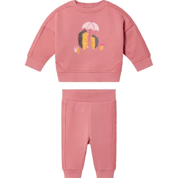 lupilu® Dívčí tepláková souprava s BIO bavlnou, 2dílná (74/80, světle růžová)