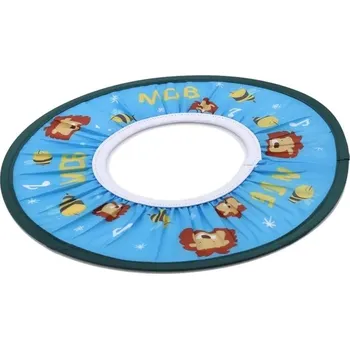 Plavecká čepice Koupací čepice pro děti s ochranou uší | pokrývka hlavy na mytí vlasů - modrý