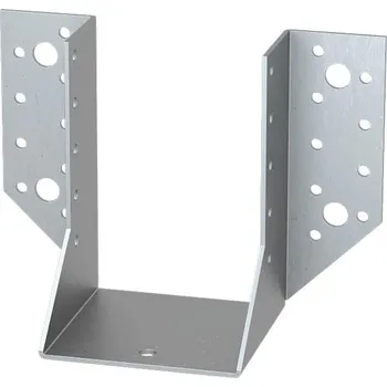 Tesařské kování SCH GH Trámová patka Kombi 04 vnější, ocel pozink žárový Varianta: GH Trámová patka Kombi 04 vnější 80x120, ocel pozink žárový