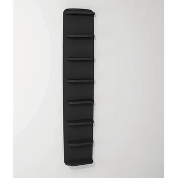 Koupelnový nábytek Nástěnný regál do koupelny Devo Oval šedá Diamond 34 x 165 x 13,8 cm OV-PW8P34x165-P35